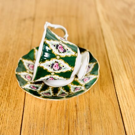 סט ספל אנגלי עם תחתית