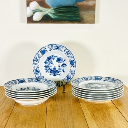 סט צלחות וינטאגי