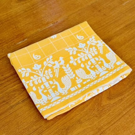 מפה וינטג׳ צבע חרדל צהוב