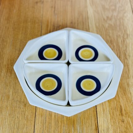 קרמיקה ישראלית כלי להגשה לפיד דגם איילון