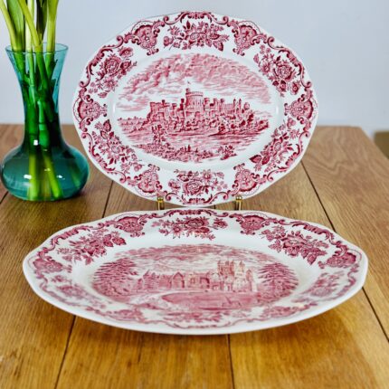 כלים אנגלים ורודים wedgwood