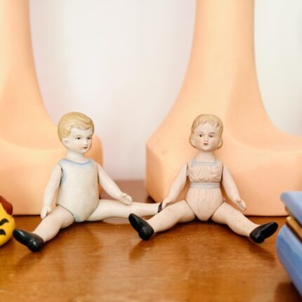 זוג בובות וינטגי מפורצלן