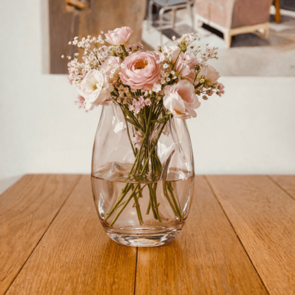 כד זכוכית ורוד צרפתי