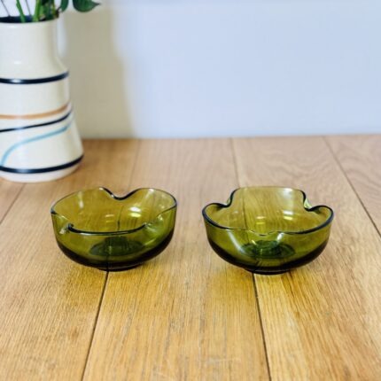 זוג פמוטים ירוקים וינטג׳