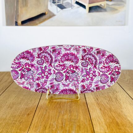 כלי להגשה פרחוני של חברת רוזנטל