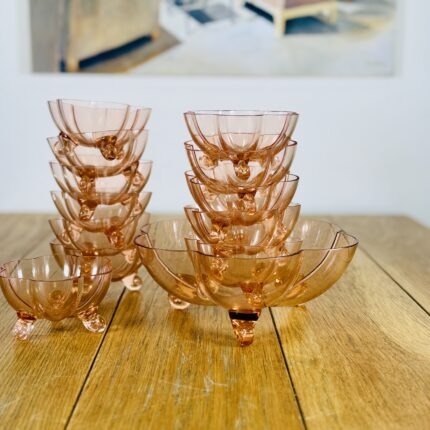 סט ורוד להגשה צרפתי